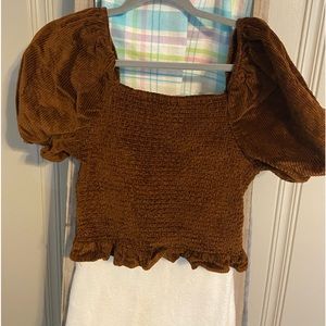 American Eagle corduroy top